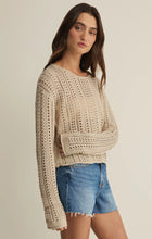 Load image into Gallery viewer, Z SUPPLY-UPLAND CROCHET SWEATER