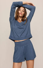Load image into Gallery viewer, Z SUPPLY- DAWN SMOCKED BRUSHED JERSEY