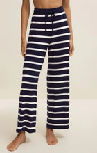Load image into Gallery viewer, Z SUPPLY-OVERBOARD STRIPE PANT IN ECLIPSE