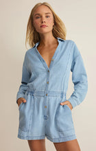 Load image into Gallery viewer, Z SUPPLY- SULLY CHAMBRAY ROMPER