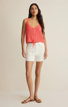 Load image into Gallery viewer, Z SUPPLY- TATE LACE UP SWEATER TOP