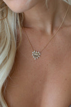 Load image into Gallery viewer, JOY DRAVECKY- HEART OF TRUST SILVER NECKLACE