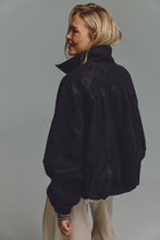Load image into Gallery viewer, FREE PEOPLE- CHELSEA VEGAN SUEDE FUNNEL NECK JACKET