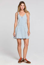Load image into Gallery viewer, SALT WATER LUXE- MADISIN STONEWASH DENIM MINI DRESS