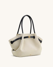 Load image into Gallery viewer, JW PEI- HANA MEDIUM TOTE BAG IN BLACK CANVAS