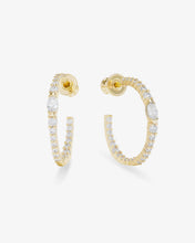 Load image into Gallery viewer, MELINDA MARIA-MAVEN HOOPS 1”