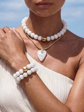 Load image into Gallery viewer, ETTIKA-SOLSTICE PENDANT CHOKER IN BONE