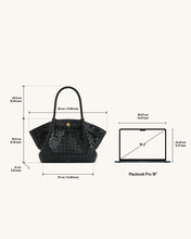 Load image into Gallery viewer, JW PEI-HANA LARGE WEAVE TEXTURE TOTE BAG