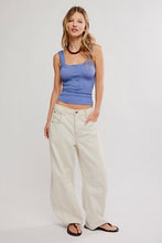Load image into Gallery viewer, FREE PEOPLE-CLEAN SLATE HENLEY IN PERI