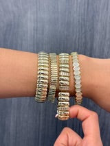 Load image into Gallery viewer, JTG-LUXE TUBE BAGUETTE STRETCHY BRACELET