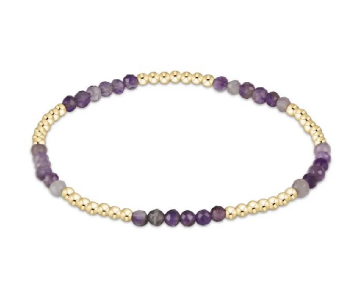 enewton Blissful Pattern 2.5mm Bead Bracelet - Faceted Onyx