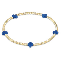 Load image into Gallery viewer, ENEWTON-SIGNATURE CROSS SMALL GOLD PATTERN 2MM BEAD BRACELET