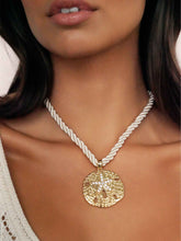 Load image into Gallery viewer, ETTIKA-SAND DOLLAR PENDANT NECKLACE