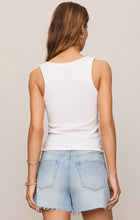 Load image into Gallery viewer, Z SUPPLY- ROWE SCOOP TANK IN WHITE