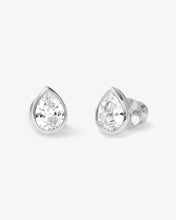Load image into Gallery viewer, MELINDA MARIA- ISLA SILVER 8MM STUDS