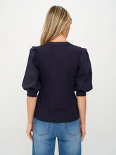 Load image into Gallery viewer, SIX FIFTY-AUDREY TOP IN NAVY
