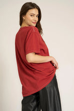 Load image into Gallery viewer, PROJECT SOCIAL T-CABERNET RELAXED TEE