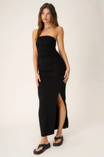 Load image into Gallery viewer, PROJECT SOCIAL T- NALA STRAPLESS SIDE RUCHED DRESS