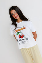 Load image into Gallery viewer, SUNNY SOMEWHERE-CHERRY EVERYDAY TEE
