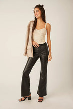 Load image into Gallery viewer, FREE PEOPLE- UPTOWN HR VEGAN PANT