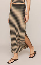 Load image into Gallery viewer, Z SUPPLY-AINSLIE STRIPE MIDI SKIRT