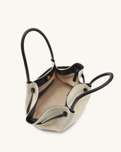 Load image into Gallery viewer, JW PEI- HANA MEDIUM TOTE BAG IN BLACK CANVAS