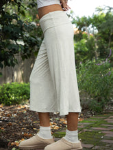 Load image into Gallery viewer, TICTOC-FOLDOVER CROP WIDE LEG PANT