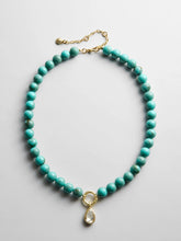 Load image into Gallery viewer, BAUBLEBAR-JANETTE BEADED RING NECKLACE-TURQUOISE