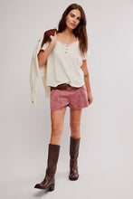 Load image into Gallery viewer, FREE PEOPLE-HEIRLOOM HENLEY IN TEA