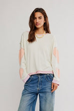 Load image into Gallery viewer, FREE PEOPLE-YOU’RE A STAR TEE MINT HEART COMBO