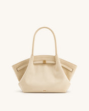 Load image into Gallery viewer, JW PEI-HANA MEDIUM FAUX SUEDE TOTE BAG OFF WHITE
