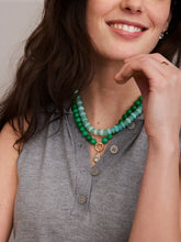 Load image into Gallery viewer, BAUBLEBAR-JANETTE BEADED RING NECKLACE-MALACHITE
