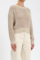 Load image into Gallery viewer, DAZE-SEASIDE OPEN STITCH SWEATER