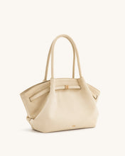 Load image into Gallery viewer, JW PEI-HANA MEDIUM FAUX SUEDE TOTE BAG OFF WHITE