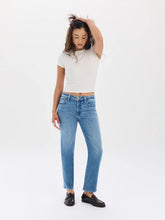 Load image into Gallery viewer, DAZE-REBEL MID RISE SLIM STRAIGHT JEAN