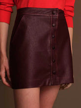 Load image into Gallery viewer, DELUC-THOMAS SKIRT IN WINE
