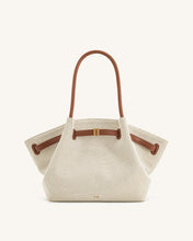 Load image into Gallery viewer, JW PEI-HANA MEDIUM TOTE BAG BROWN CANVAS