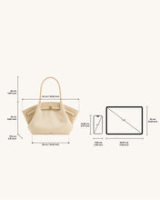 Load image into Gallery viewer, JW PEI-HANA MEDIUM FAUX SUEDE TOTE BAG OFF WHITE