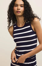 Load image into Gallery viewer, Z SUPPLY-LUXE STRIPE TANK IN ECIPSE