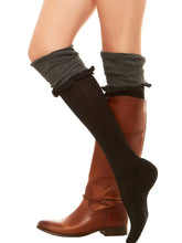 Load image into Gallery viewer, BOOTIGHTS-BETSY BURLAP OVER THE KNEE SOCKS