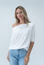 Load image into Gallery viewer, Six Fifty Short Sleeve Anywhere Women Top in ivory Woman