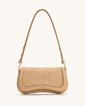Load image into Gallery viewer, JW PEI- JOY CROC-EMBOSSED FAUX SUEDE SHOULDER BAG