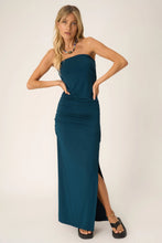 Load image into Gallery viewer, PROJECT SOCIAL T- NALA STRAPLESS SIDE RUCHED DRESS