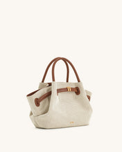 Load image into Gallery viewer, JW PEI-HANA MINI TOTE BROWN CANVAS