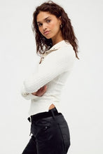 Load image into Gallery viewer, FREE PEOPLE- SURPLUS CUFF TOP