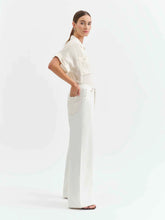 Load image into Gallery viewer, DAZE-MADISON MID RISE WIDE LEG IN MILKSHAKE