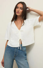 Load image into Gallery viewer, Z SUPPLY-LABELLE LINEN CROPPED TOP