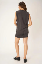 Load image into Gallery viewer, PROJECT SOCIAL T- CHEETAH FACE SIDE RUCHED DRESS