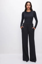 Load image into Gallery viewer, Good American- Scuba Crewneck Long Sleeve Bodysuit