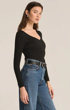 Load image into Gallery viewer, Z Supply-avala L/s So Smooth Top Black